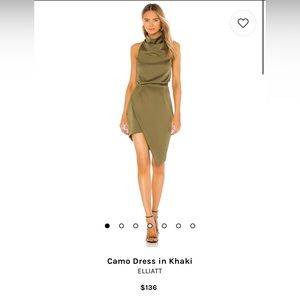 NWT Elliatt SMALL khaki dress